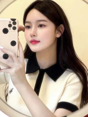 清纯学姐妆容🥝，只涂个隔离就能自然好肌肤~