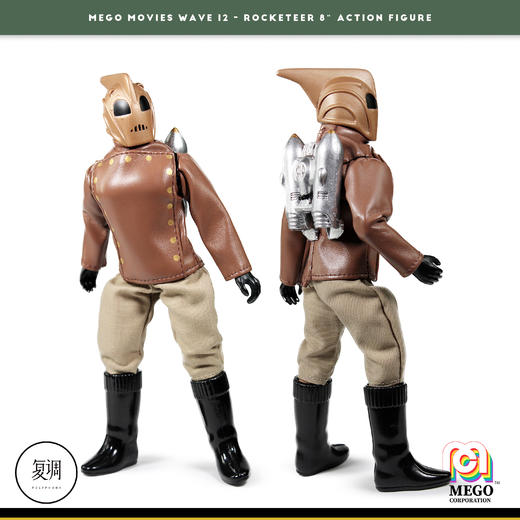 现货 Mego 火箭手 Rocketeer 可动 挂卡 8英寸 商品图4