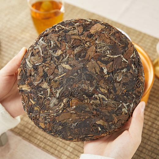 得雨芽丨紧压贡眉 福鼎白茶 2012年原料 350g 商品图1