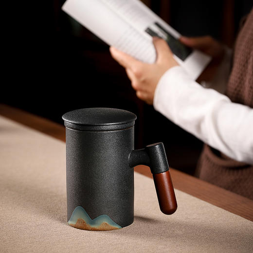 远山木柄泡茶杯 商品图2