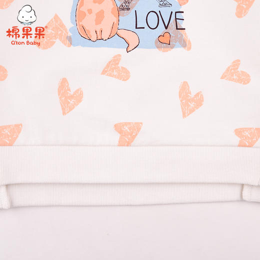 商场同款棉果果春秋季女童小毛圈套头卫衣M322180221479 商品图5