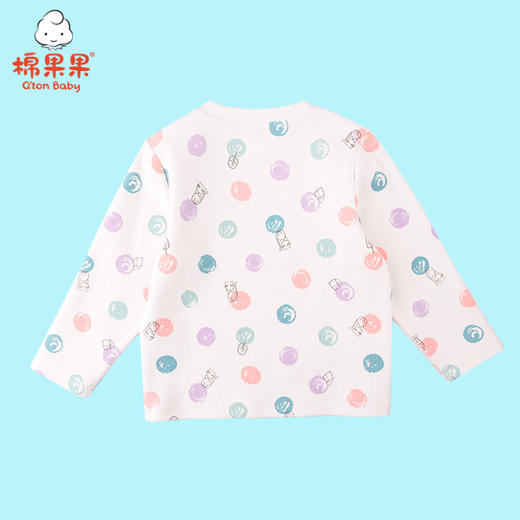 商场同款棉果果秋季女童氨棉棉毛长袖套头T恤M322140221504 商品图1