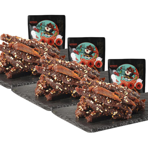 三只松鼠 蜀香牛肉麻辣味100g*3【ZGRS】 商品图2