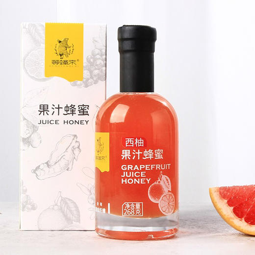 等蜂来 西柚果汁蜂蜜268g/瓶【CZ】 商品图0