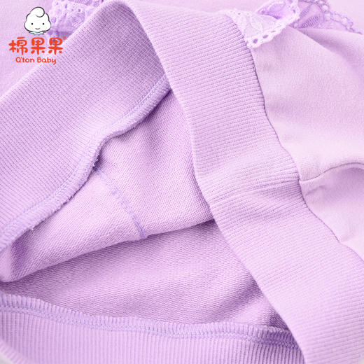 商场同款棉果果春秋季女童小毛圈飞边套头卫衣M322180221506 商品图3
