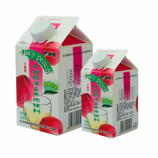米奇水蜜桃混合果肉饮料【480ml】 商品图0