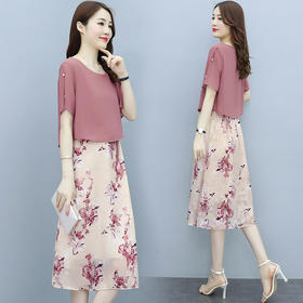 GYH  358洋气高贵大码40岁50连衣裙