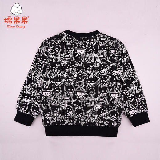商场同款棉果果春秋季男童小毛圈圆领卫衣M312180221435 商品图2