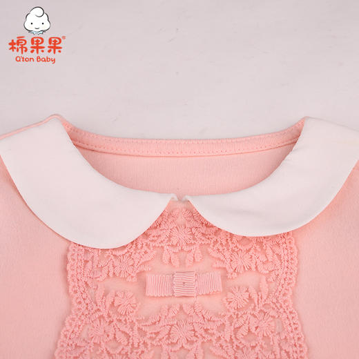 商场同款棉果果秋季女童氨棉棉毛公主风套头连体衣连身衣哈衣M322727221514 商品图3