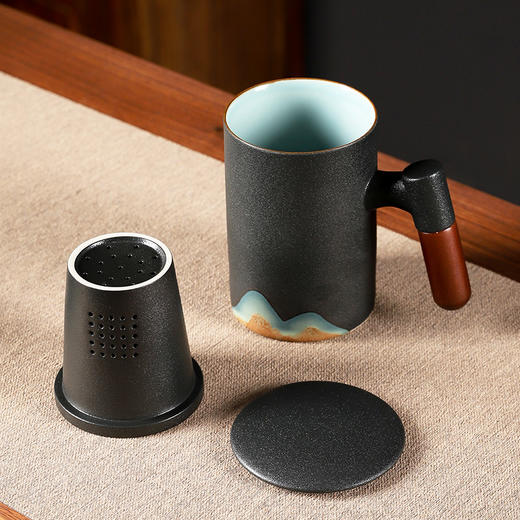 远山木柄泡茶杯 商品图3