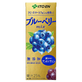 【6盒】日本进口伊藤园 蓝莓果味饮料200ml（622438）
