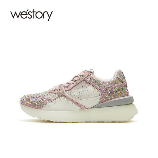 westory女鞋2021年夏季新款运动休闲ins百搭老爹鞋W21CM71301 商品图3