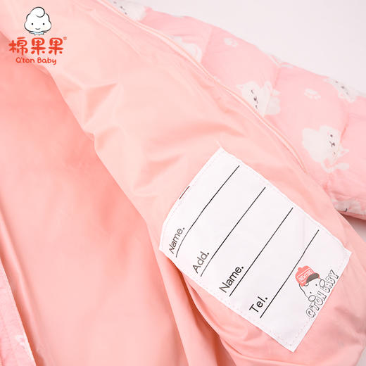 商场同款棉果果春秋季女童轻薄印花羽绒服M322102921501 商品图3