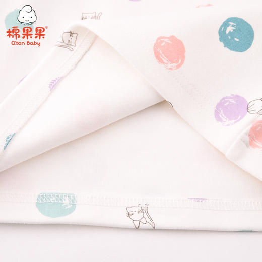 商场同款棉果果秋季女童氨棉棉毛长袖套头T恤M322140221504 商品图2