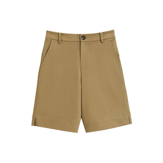 卡其棕百慕大直筒短裤FB262716 商品图4