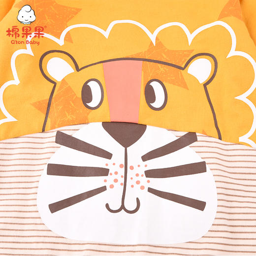 商场同款棉果果秋季新品男童氨棉汗布夹棉连体衣连身衣哈衣M312722821469 商品图5