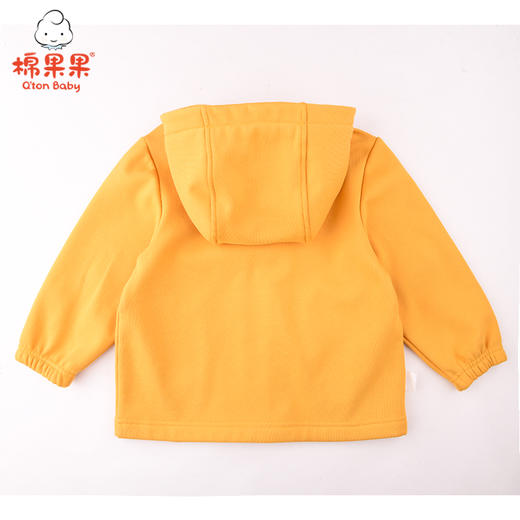 商场同款棉果果春秋季男童复合绒+汗布连帽长袖外套M312100421462 商品图1