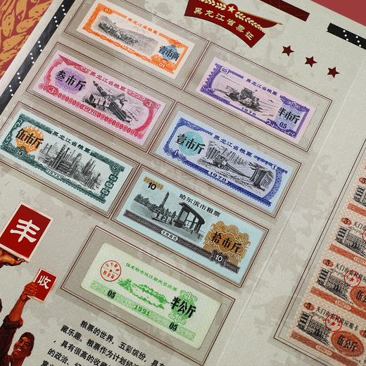 一次集齐！《华夏粮仓 》281枚粮票等票证！ 商品图5