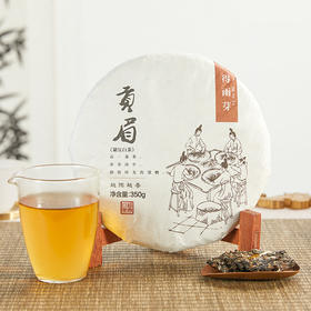 得雨芽丨紧压贡眉 福鼎白茶 2012年原料 350g