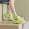 westory女鞋2021夏季新款透气舒适老爹鞋网纱运动户外W21AM53701 商品缩略图3