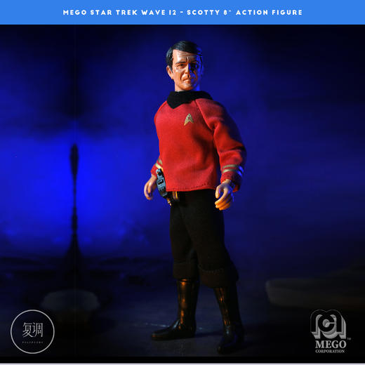 现货 Mego 星际迷航 Star Trek 可动 挂卡 8英寸 商品图2