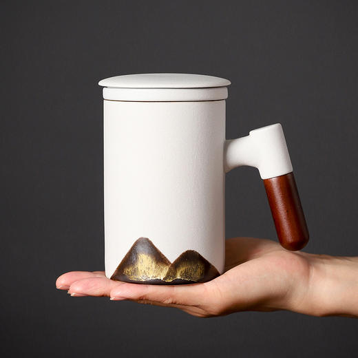 远山木柄泡茶杯 商品图1