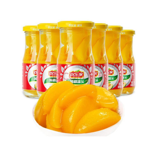 欢乐家糖水黄桃罐头【248g】 商品图0