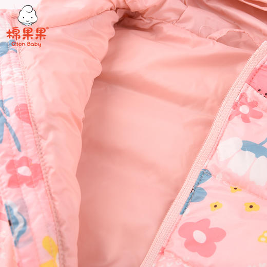 商场同款棉果果春秋季女童轻薄印花羽绒服M322102921502 商品图3