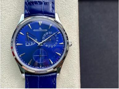 【GF积家小丑】Master Ultra Thin Réserve de Marche超薄大师系列动力储存显示腕表将纯美线条与纤薄的精钢表壳完美融合，并搭载多项精妙的复杂功能❕❕❕ 商品图0