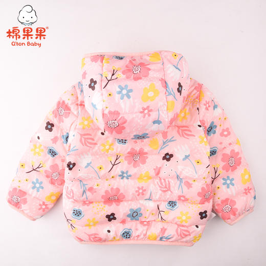 商场同款棉果果春秋季女童轻薄印花羽绒服M322102921502 商品图2