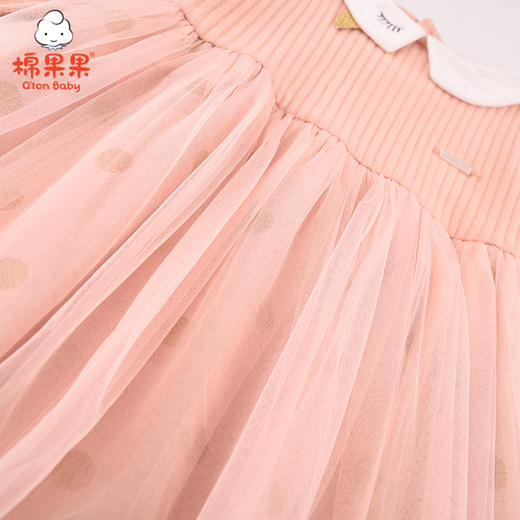 商场同款棉果果春秋季女童针织连衣裙M322700421480 商品图6