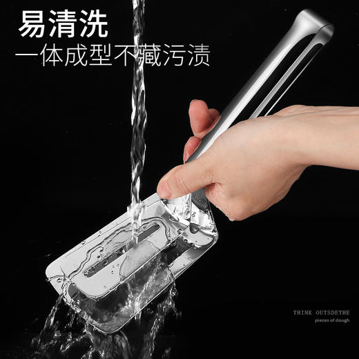 【厨房必备！煎铲+夹子二合一】可煎可铲让烹饪更简单，304不锈钢多功能餐具夹，煎鱼夹牛排夹创意烧烤夹，煎饼夹面包夹 商品图1