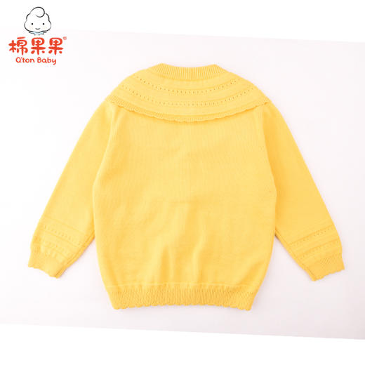 商场同款棉果果秋季女童纯棉线开衫毛衣M322161521496 商品图2
