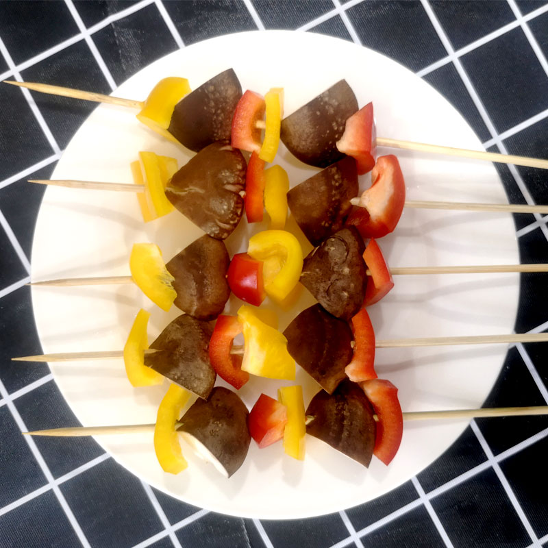 彩椒香菇×5串
