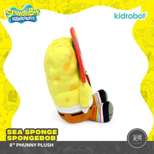 现货 Kidrobot 海绵宝宝 派大星 Phunny 8英寸 毛绒抱枕 摆件 可爱 商品图3