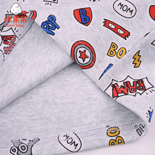 商场同款棉果果春秋季男童氨棉棉毛套头T恤M312140221432 商品图3