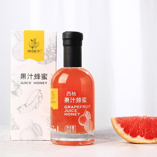等蜂来 西柚果汁蜂蜜268g/瓶【CZ】 商品图1