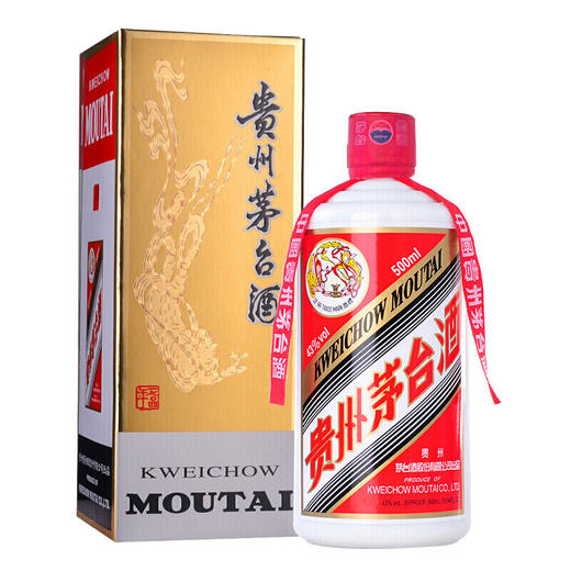 【推荐】茅台 飞天 酱香型白酒 43度 500ml 单瓶装 商品图0