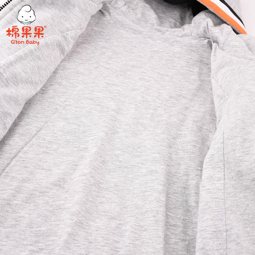 商场同款棉果果春秋季男童双纱磨毛大毛圈连帽运动外套M312100221461 商品图4