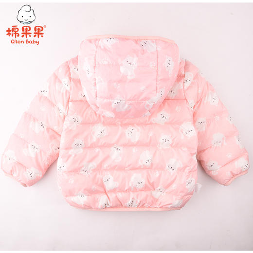 商场同款棉果果春秋季女童轻薄印花羽绒服M322102921501 商品图1