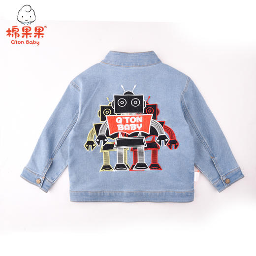 商场同款棉果果春秋季男童弹力梭织休闲外套M312100221444 商品图2