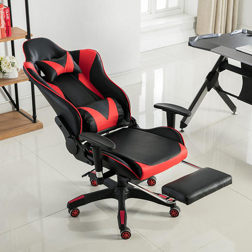 【电竞椅】电竞椅 皮质简约金属骨架电竞椅泡棉海绵填充座椅金属骨架椅 商品图1