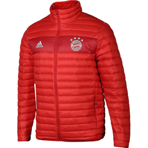 小李子:专柜正品阿迪达斯拜仁男冬季足球运动中长款轻薄羽绒服 商品图0