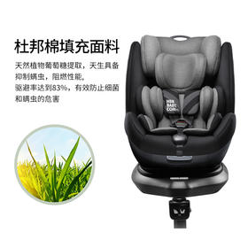 HBR虎贝尔X360 pro儿童安全座椅  x1pro婴儿提篮 0-12岁宝宝 360°旋转 汽车座椅 提篮
