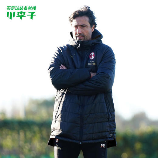 彪马 AC米兰冬季中长款保暖棉羽夹克 商品图0