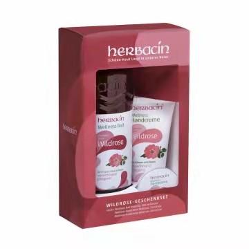 【海外直邮】Herbacin/贺本清 礼盒套装(沐浴露500ml+护手霜75+护手霜20ml) 商品图0