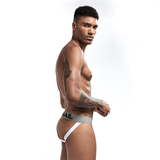 【49元任选三件】Jockmail 纯色双丁内裤男士情趣内裤 204 商品图2