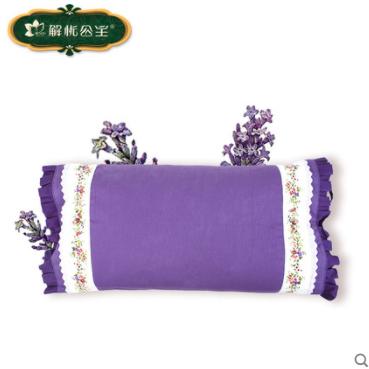 解忧公主韩花枕枕头枕芯薰衣草原植物花粒韩花刺绣优单人双人 商品图1