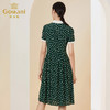 乔万尼夏季新款真丝连衣裙拼色舒适减龄通勤百搭EI2E868 商品缩略图3