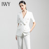 IWY/白色短袖西装套装女薄款气质高端职业装总裁正装休闲工作服OLC1247+P1246-- 商品缩略图1